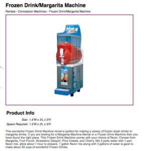 home based frozen margarita machine