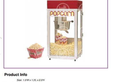 Popcorn Machine $79